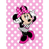 Girl Mouse Pink with White Dots Twin/Full Blanket