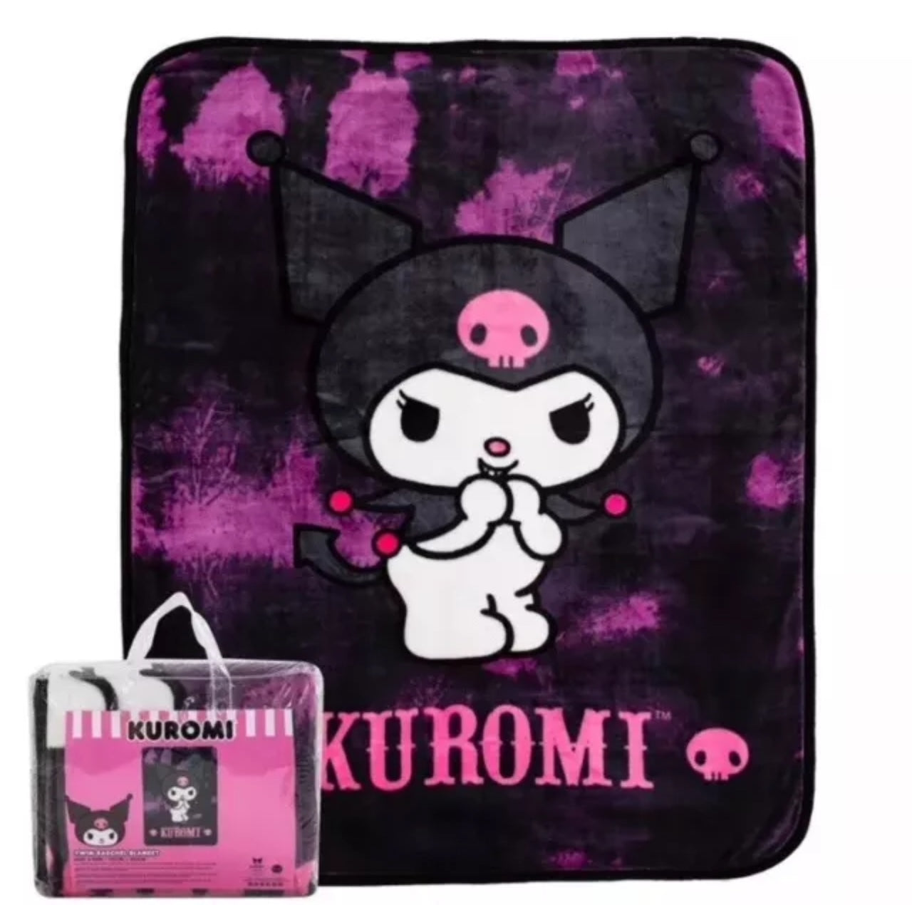 Kuromi Twin Blanket