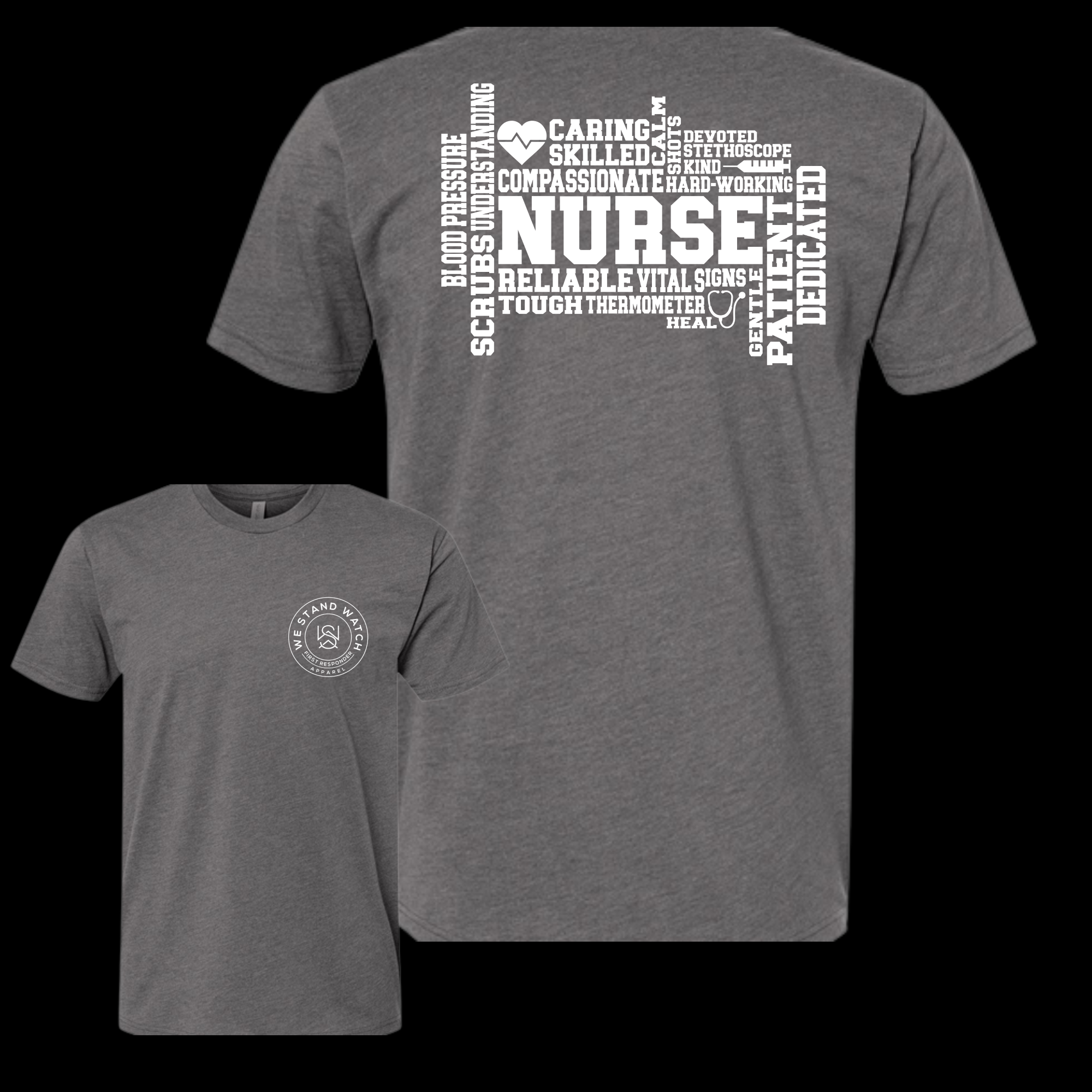 Nurse Word Back (White) - We Stand Watch