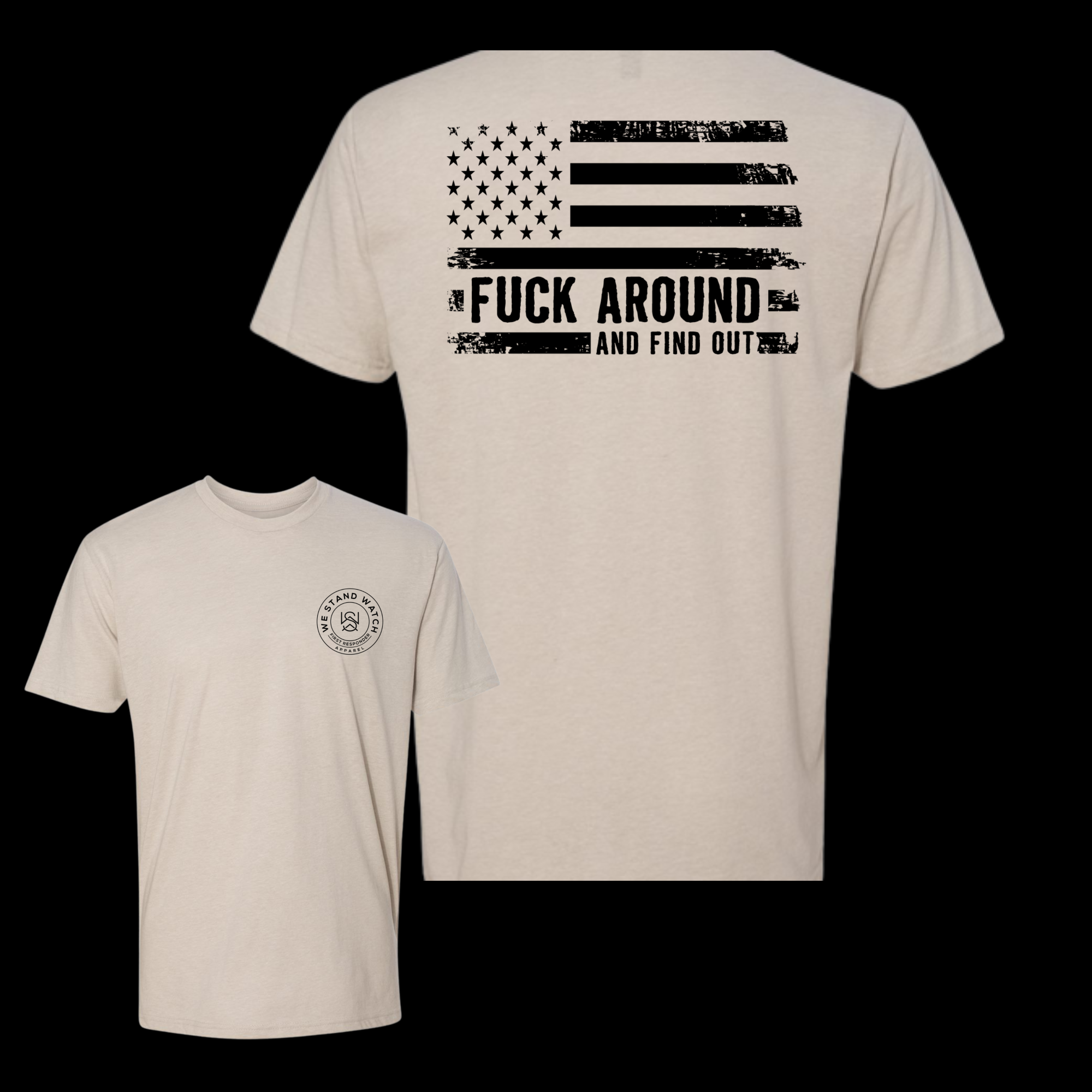 FAFO Back (Black) - We Stand Watch