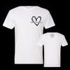 Corrections Black Simplistic Heart Grey Line - We Stand Watch