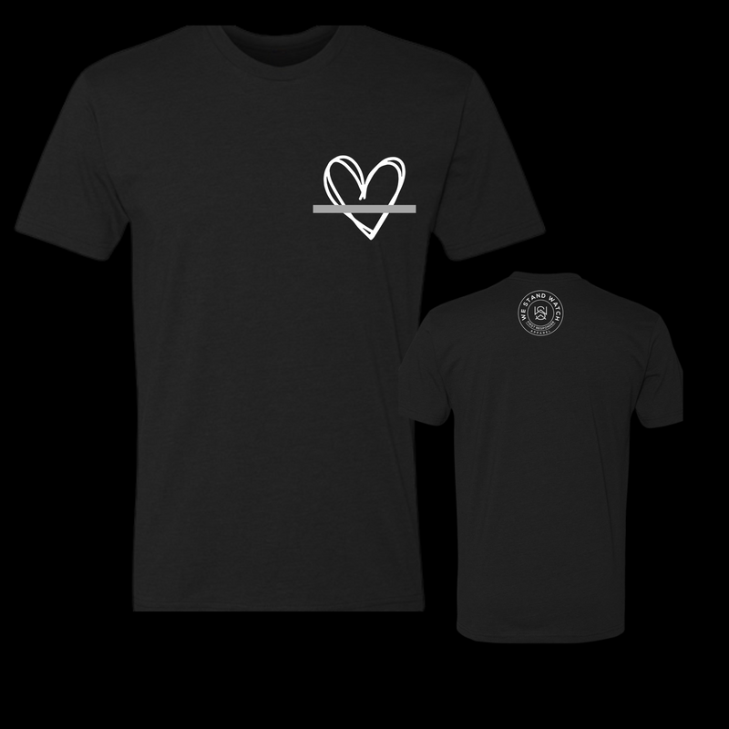 Corrections White Simplistic Heart Gray - We Stand Watch