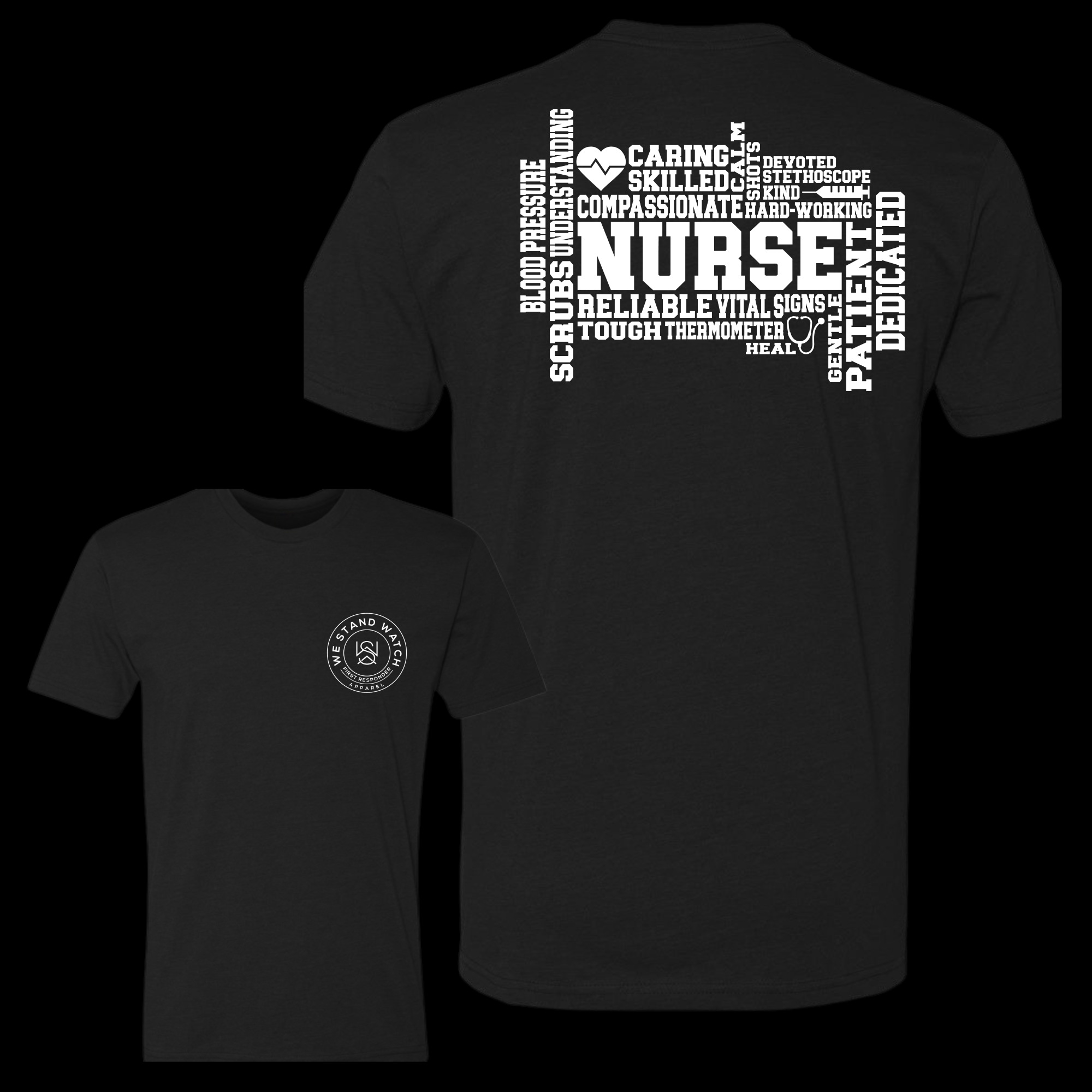 Nurse Word Back (White) - We Stand Watch