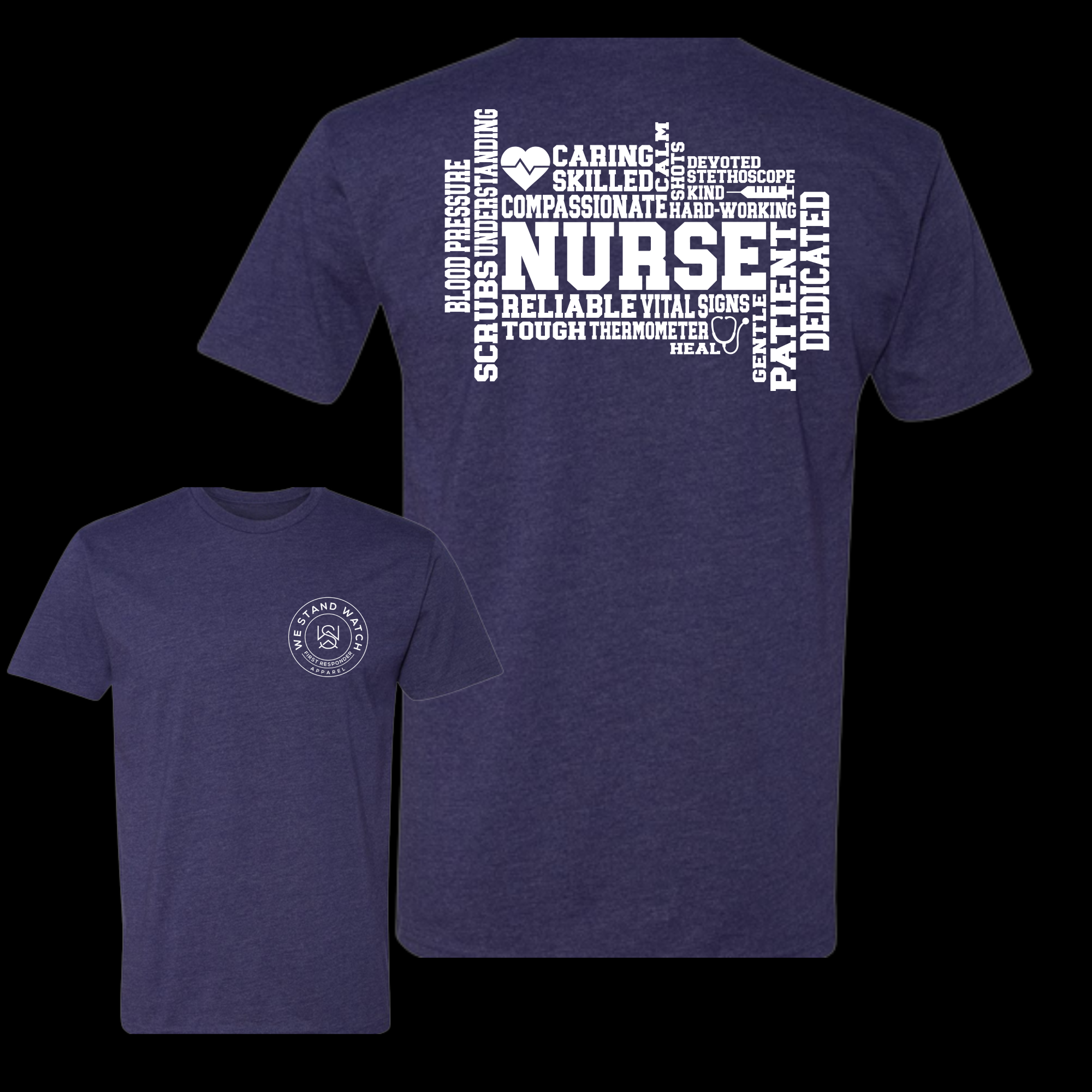 Nurse Word Back (White) - We Stand Watch