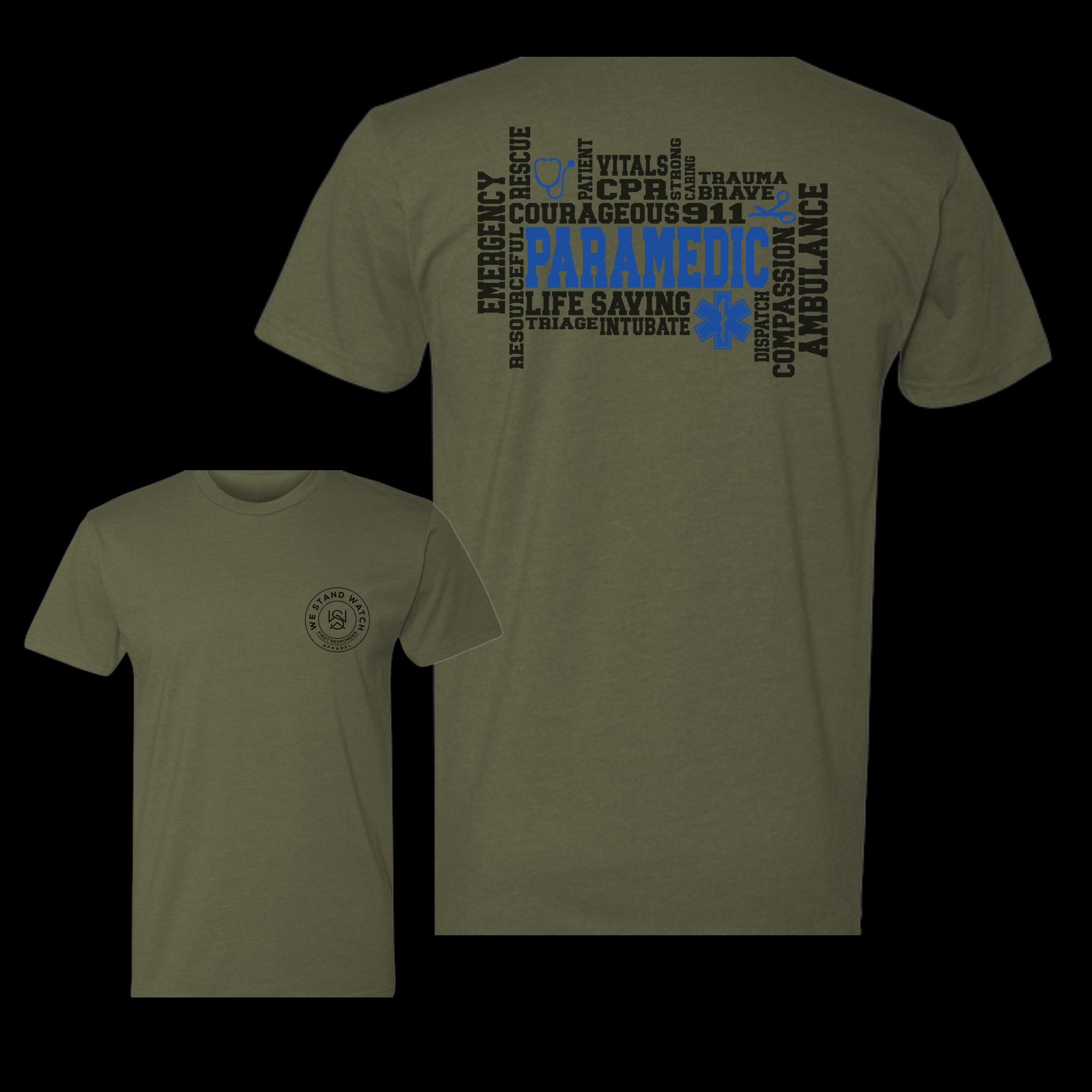 Paramedic Word Back - We Stand Watch