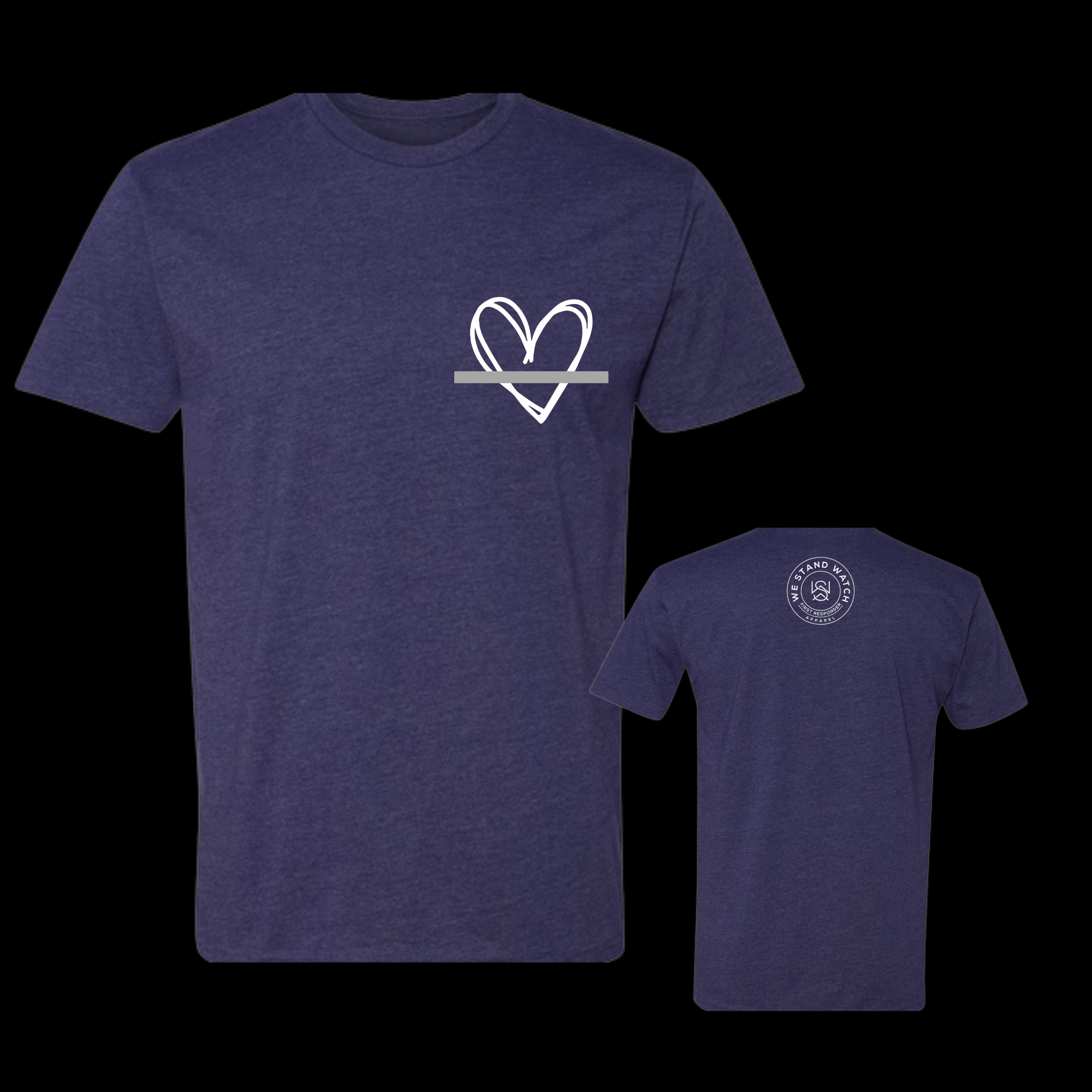 Corrections White Simplistic Heart Gray - We Stand Watch