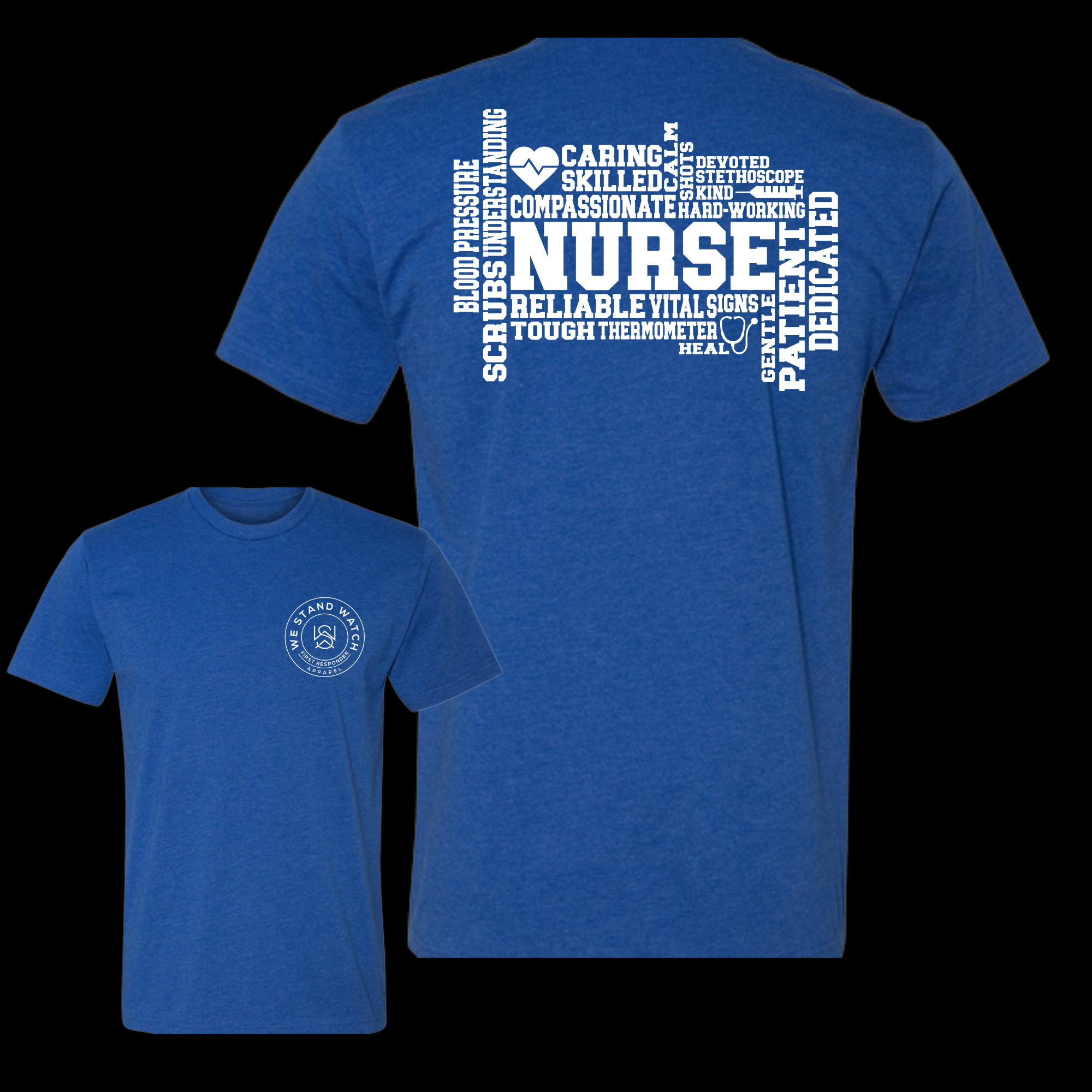 Nurse Word Back (White) - We Stand Watch